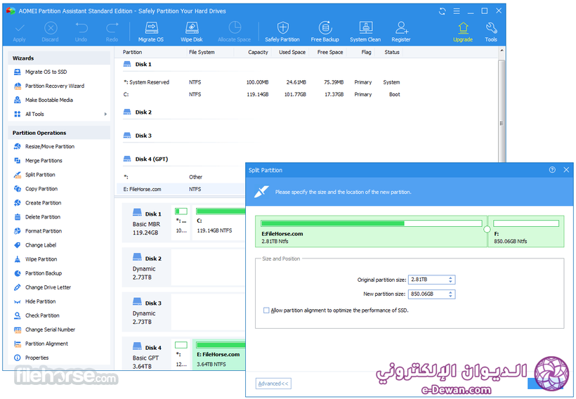 Aomei partition assistant screenshot 04