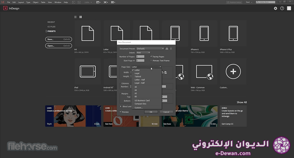 Adobe indesign screenshot 01