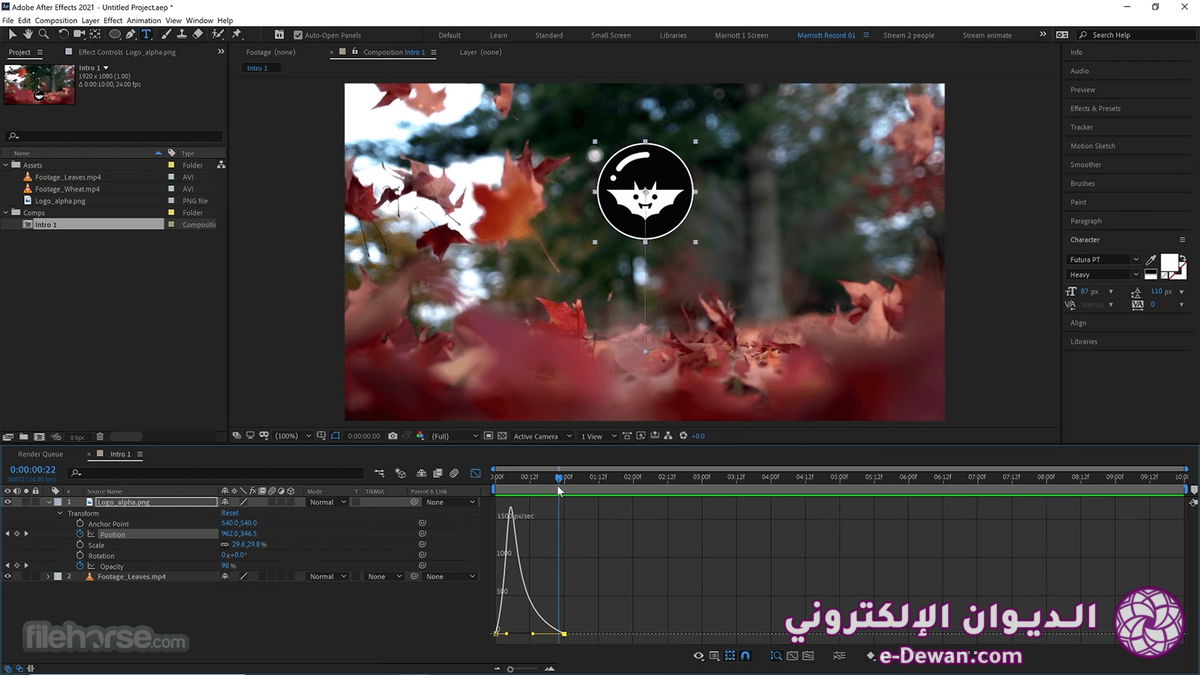Adobe after effects screenshot 02