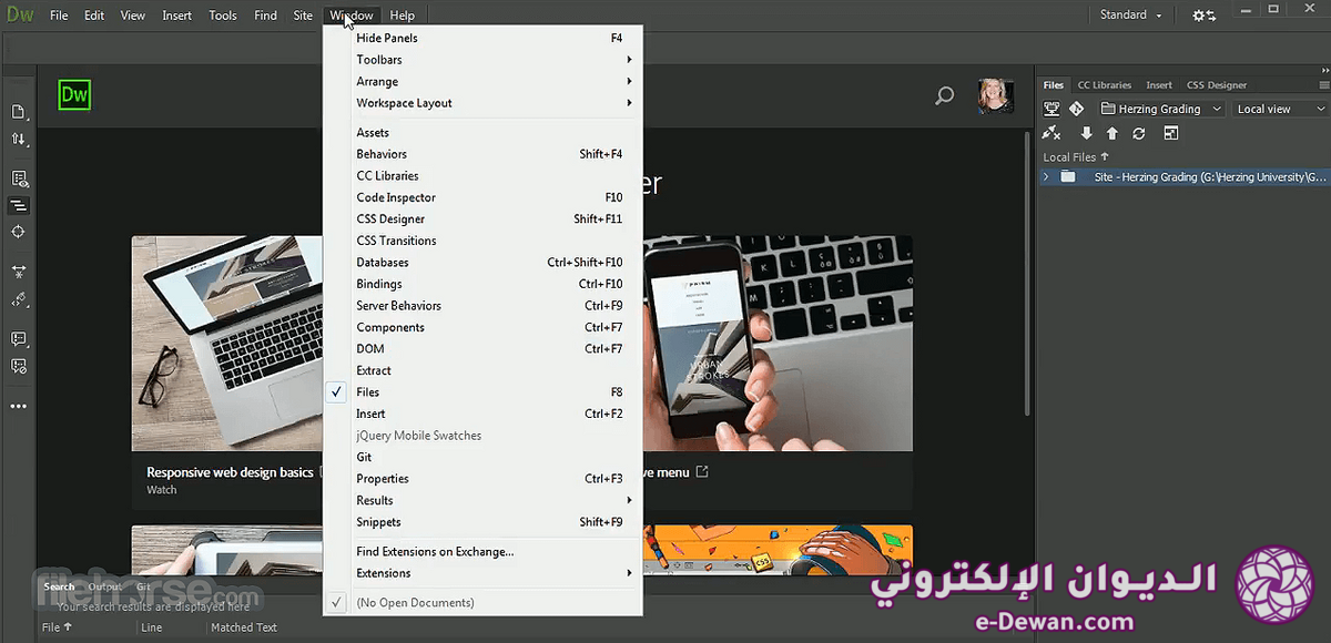 Adobe dreamweaver screenshot 02