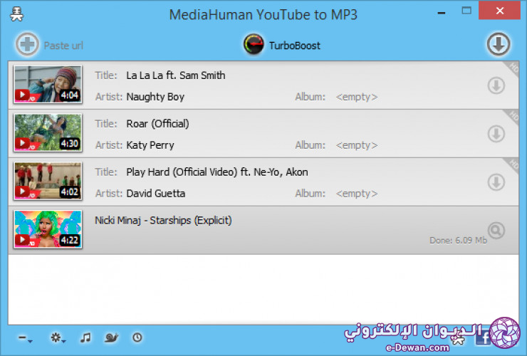 Mediahuman youtube to mp3 converter screen 2