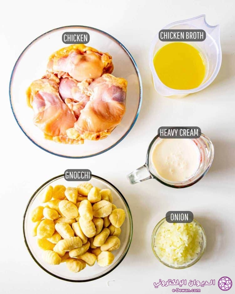 Creamy chicken gnocchi ingredients 1 750x938