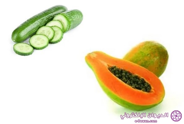 Cucumber and Papaya Face Mask