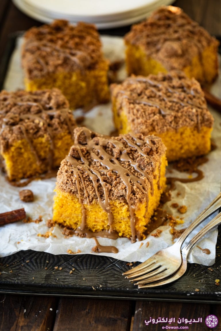 Pumpkin coffee cake with maple drizzle 2 770x1155