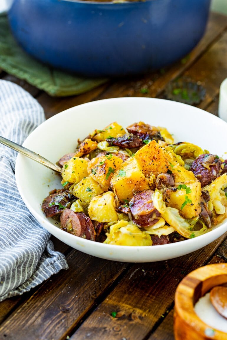 Sausage and cabbage and potatoes st patricks day dinner recipe 4 770x1155