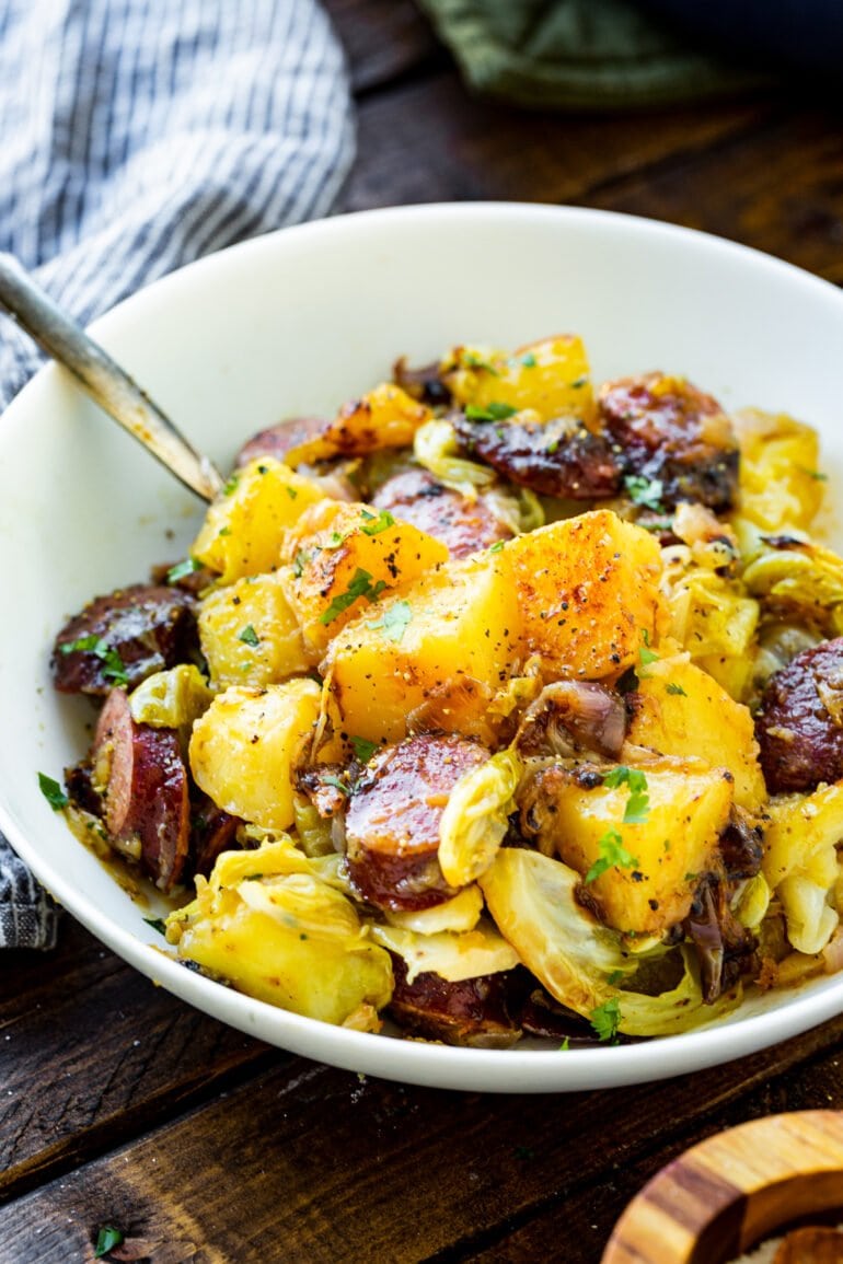 Sausage and cabbage and potatoes st patricks day dinner recipe 6 770x1155