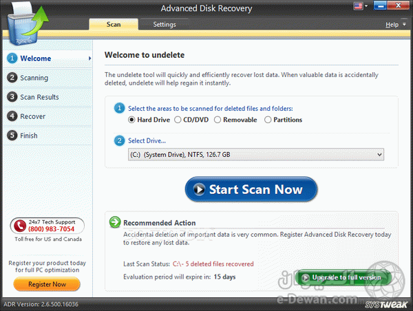 Systweak Advanced Disk Recovery 2020 Full Offline Installer Free Download